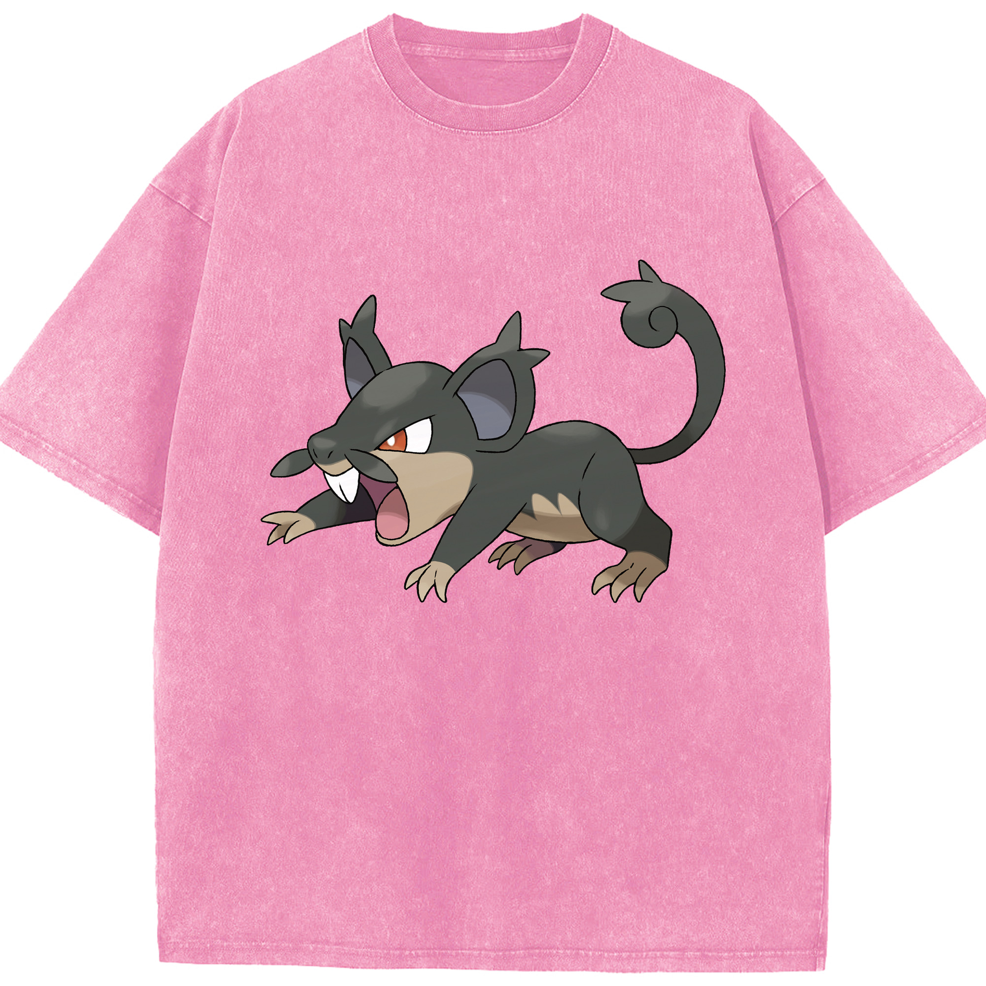 （画像用） ポケットモンスター Pokémon 綿100% ヴィンテージ風 半袖Tシャツ（フロントプリント）